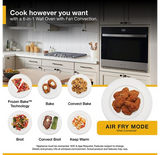 Whirlpool 5.0 Cu. Ft. Single Wall Oven with Air Fry When Connected WOES5030LZ-Fingerprint Resistant Stainless Steel