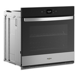 Whirlpool 5.0 Cu. Ft. Single Wall Oven with Air Fry When Connected WOES5030LZ-Fingerprint Resistant Stainless Steel