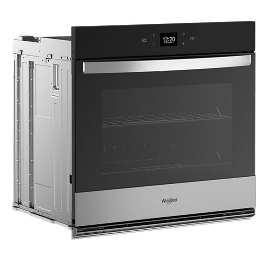 Whirlpool 5.0 Cu. Ft. Single Wall Oven with Air Fry When Connected WOES5030LZ-Fingerprint Resistant Stainless Steel