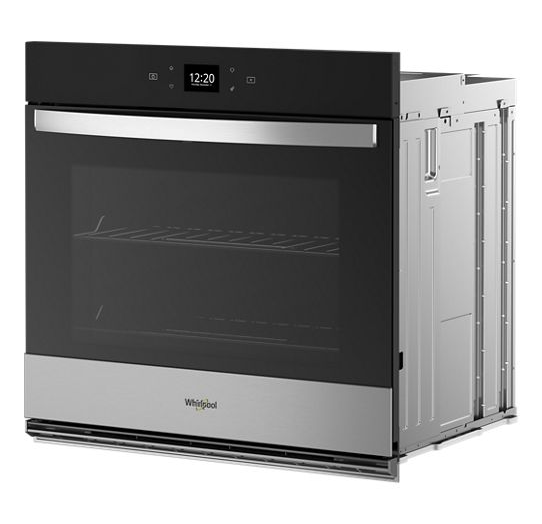 Whirlpool 5.0 Cu. Ft. Single Wall Oven with Air Fry When Connected WOES5030LZ-Fingerprint Resistant Stainless Steel