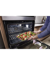 Maytag 30-inch Wall Oven Microwave Combo with Air Fry and Basket - 6.4 cu. ft. MOEC6030LZ