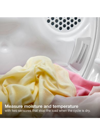 7.0 Cu. Ft. Whirlpool® Top Load Electric Dryer with Moisture Sensor WED6150PB