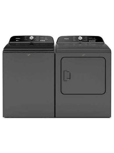 7.0 Cu. Ft. Whirlpool® Top Load Electric Dryer with Moisture Sensor WED6150PB