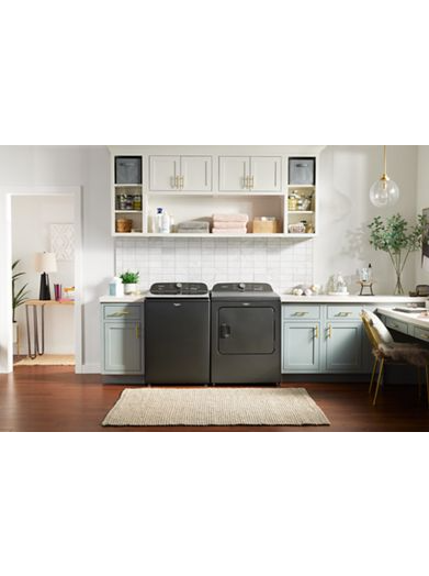 7.0 Cu. Ft. Whirlpool® Top Load Electric Dryer with Moisture Sensor WED6150PB