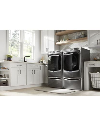 Maytag Smart Front Load Electric Dryer with Extra Power and Advanced Moisture Sensing with industry-exclusive extra moisture sensor - 7.3 cu. ft. MED8630HC