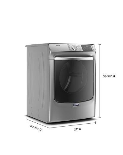 Maytag Smart Front Load Electric Dryer with Extra Power and Advanced Moisture Sensing with industry-exclusive extra moisture sensor - 7.3 cu. ft. MED8630HC