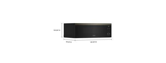 Whirlpool 1.1 cu. ft. Low Profile Microwave Hood Combination WMML5530RV