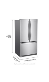 Whirlpool® Counter-Depth French Door Bottom Mount Refrigerator WRFC2036RZ