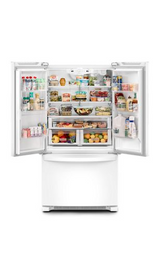 Whirlpool® Full-Depth French Door Bottom Mount Refrigerator WRFF3036RW