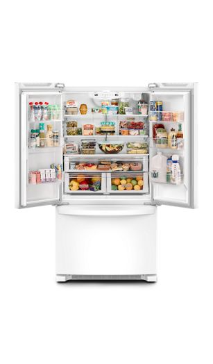 Whirlpool® Full-Depth French Door Bottom Mount Refrigerator WRFF3036RW