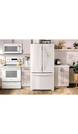 Whirlpool® Full-Depth French Door Bottom Mount Refrigerator WRFF3036RW