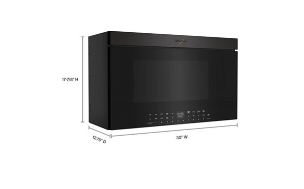 Whirlpool Air Fry Over-the-Range Microwave with Advanced Sensing Technology WMMF7530RV