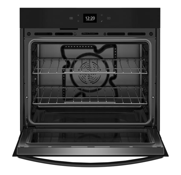 Whirlpool 4.3 Cu. Ft. Single Wall Oven with Air Fry When Connected WOES5027LB