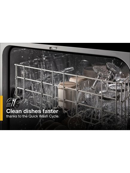 Whirlpool Quiet Dishwasher with Heat Dry WDF332PAMB
