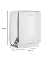 Whirlpool Quiet Dishwasher with Heat Dry WDF332PAMW