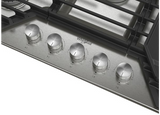 Whirlpool 30-inch Gas Cooktop with 2-in-1 Hinged Grate to Griddle WCGK7530PS