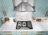 Whirlpool 30-inch Gas Cooktop with 2-in-1 Hinged Grate to Griddle WCGK7530PS