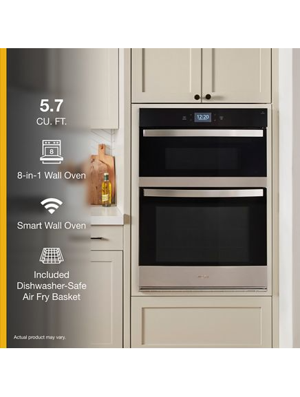 Whirlpool 4.3 Cu. Ft. Wall Oven Microwave Combo with Air Fry WOEC7027PZ