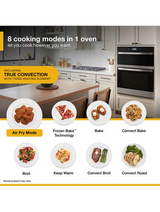 Whirlpool 4.3 Cu. Ft. Wall Oven Microwave Combo with Air Fry WOEC7027PZ