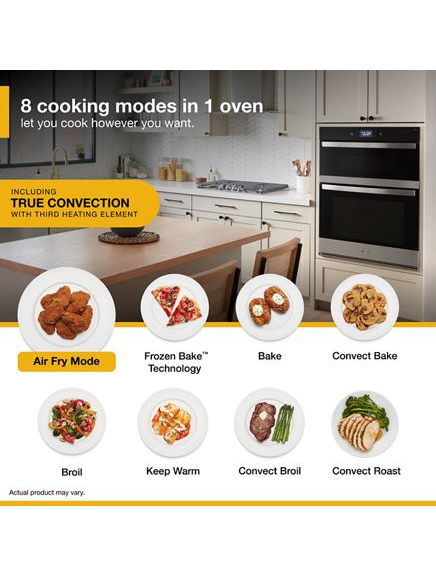 Whirlpool 4.3 Cu. Ft. Wall Oven Microwave Combo with Air Fry WOEC7027PZ