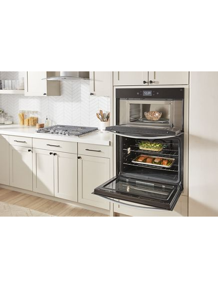 Whirlpool 4.3 Cu. Ft. Wall Oven Microwave Combo with Air Fry WOEC7027PZ