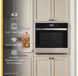 Whirlpool 4.3 Cu. Ft. Single Smart Wall Oven with Air Fry WOES7027PZ