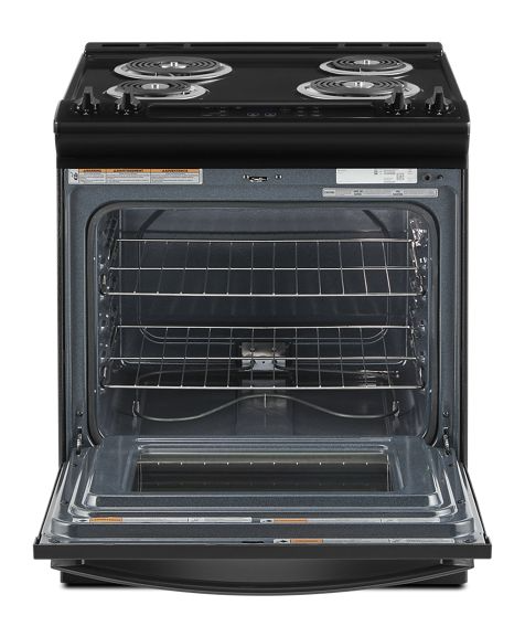 Whirlpool 4.8 Cu. Ft. Electric Range with Frozen Bake Technology WEC310S0LB