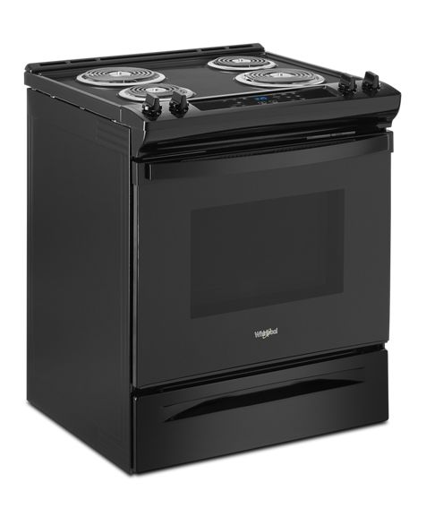 Whirlpool 4.8 Cu. Ft. Electric Range with Frozen Bake Technology WEC310S0LB