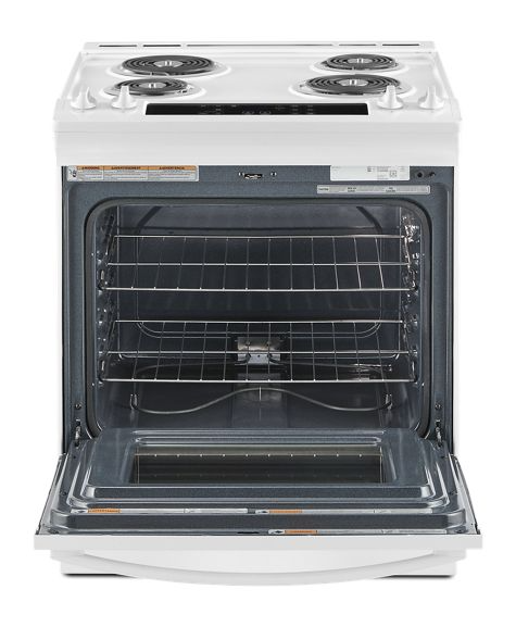 Whirlpool 4.8 Cu. Ft. Electric Range with Frozen Bake Technology WEC310S0LW