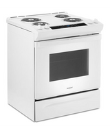 Whirlpool 4.8 Cu. Ft. Electric Range with Frozen Bake Technology WEC310S0LW