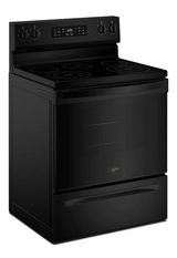 Whirlpool 30-inch Electric Range with Air Cooking Technology and Steam Clean WFES4530SB