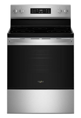 Whirlpool 30-inch Electric Range with Air Cooking Technology and Steam Clean WFES4530SS