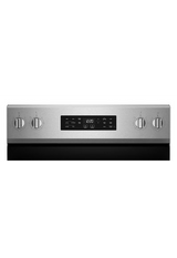 Whirlpool 30-inch Electric Range with Air Cooking Technology and Steam Clean WFES4530SS