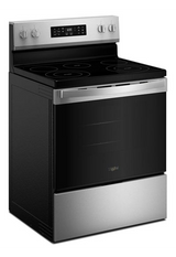 Whirlpool 30-inch Electric Range with Air Cooking Technology and Steam Clean WFES4530SS
