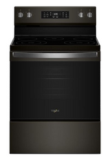 Whirlpool 30-inch Electric Range with Air Cooking Technology and Steam Clean WFES4530SV