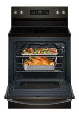 Whirlpool 30-inch Electric Range with Air Cooking Technology and Steam Clean WFES4530SV