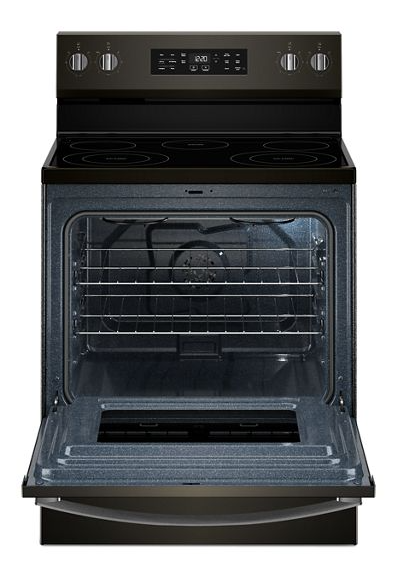 Whirlpool 30-inch Electric Range with Air Cooking Technology and Steam Clean WFES4530SV