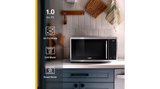 Whirlpool 1.0 cu. ft. Stainless Steel All-In-One Multifunctional Countertop Microwave With Air Fry - 900 watt WMCS5522RB