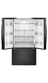 Whirlpool 36-Inch French Door Refrigerator with Ice Maker - 31 cu. ft. WRFF3136SB