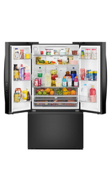 Whirlpool 36-Inch French Door Refrigerator with Ice Maker - 31 cu. ft. WRFF3136SB