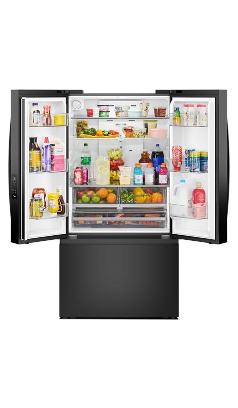 Whirlpool 36-Inch French Door Refrigerator with Ice Maker - 31 cu. ft. WRFF3136SB