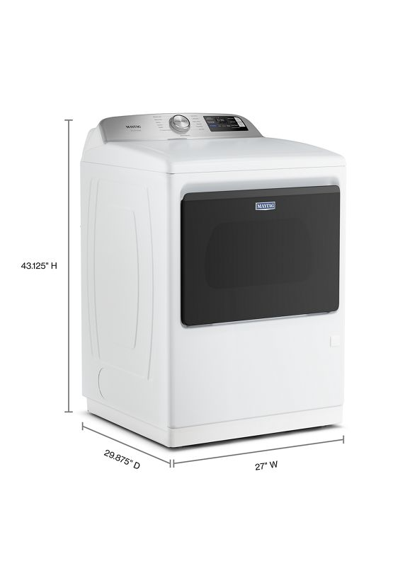 Maytag 7.4 cu ft. Smart Top Load Dryer with Pet Pro Option MED7205RW