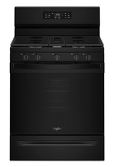 Whirlpool 30-inch Gas Range with Air Cooking Technology and Steam Clean WFGS4530SB