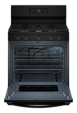 Whirlpool 30-inch Gas Range with Air Cooking Technology and Steam Clean WFGS4530SB