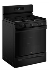 Whirlpool 30-inch Gas Range with Air Cooking Technology and Steam Clean WFGS4530SB