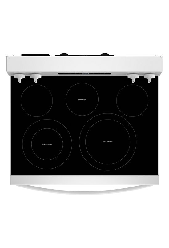 Whirlpool 30-inch Electric Range with Air Cooking Technology WFES5730SW