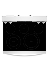 Whirlpool 30-inch Electric Range with Air Cooking Technology WFES5730SW