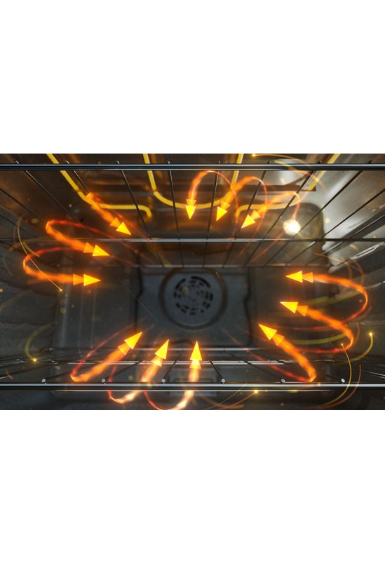 Whirlpool 30-inch Electric Range with Air Cooking Technology WFES5730SW