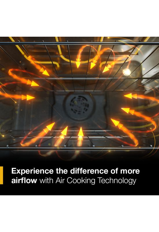 Whirlpool 30-inch Electric Range with Air Cooking Technology WFES5730SW