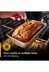 Whirlpool 30-inch Electric Range with Air Cooking Technology WFES5730SW